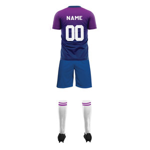 Maillots de football rétro en gros – Uniformes de football respirants pour hommes - Product Image 3