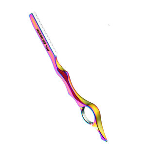 Peigne de coiffure professionnel pour la coupe et la texturisation des cheveux, avec lames remplaçables en acier inoxydable, pour salon, barbier et usage domestique - Product Image 5