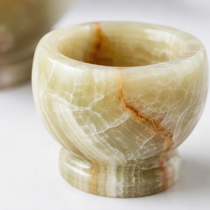 Natural Onyx <b>Mortar</b> <b>Pestle</b> Set Handmade Polished Eco-Friendly <b>Stone</b> Carvings Three Sizes Wholesale Custom Logo Spice Grinder - Product Image 1