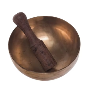 Cuenco de Canto de Latón Hecho a Mano, Diseño Redondo Minimalista, Decoración de Mesa para Interiores, para Meditación y Uso en Sala de Estar - Product Image 6