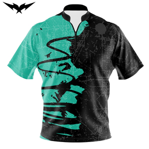 Maillot de bowling à manches courtes personnalisé, entièrement sublimé, léger, respirant et à séchage rapide, de haute qualité - Product Image 5
