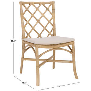 Ensemble de 2 chaises de salle à manger en rotin - Product Image 5