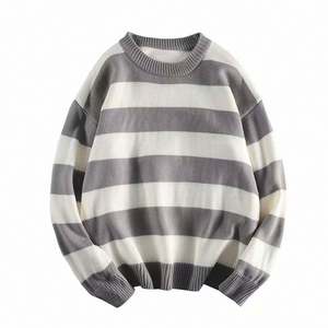 Pulls de haute qualité pour hommes, vente en gros, pull oversize en tricot pour l'hiver, logo personnalisé - Product Image 5