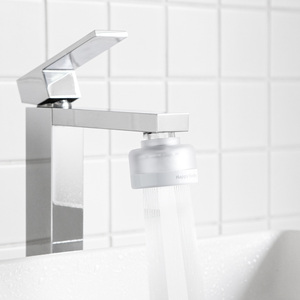 [CHICSS] Cabezal de filtro para grifo HappyDarling para lavabo de baño + 4 filtros incluidos (1 preinstalado + 3 adicionales) con triple filtración - Product Image 6