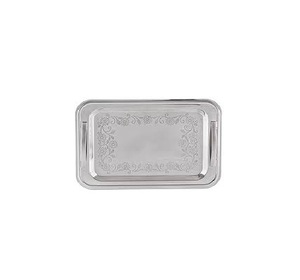 Nouveautés à prix bas, plateau en acier 100% fait main, forme carrée, fabrication artisanale, vente directe d'usine, plateau en aluminium - Product Image 1
