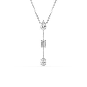 LUXESHINE 1.50 CARAT Lab Grown Diamond E Color Oval Brilliant Cut 14K <b>Solid</b> <b>Gold</b> IGI Certified Engagement <b>Pendant</b> Lightweight - Product Image 4