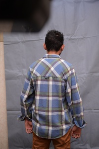 Chemise en flanelle à carreaux pour homme, coton de qualité supérieure, chemise décontractée tendance pour l'automne et l'hiver, prix bas, chemises pour homme - Product Image 2