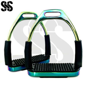 Étriers Flexi Premium Durables et Légers pour l'Équitation, Équipement Équestre en Acier Inoxydable pour Confort et Sécurité SHER SONS - Product Image 2