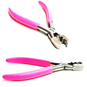 Outil de pose d'extensions de cheveux en acier inoxydable Fusion Bond réutilisable avec logo personnalisé, extensions de cheveux en kératine, pinces à double pointe pré-collées - Product Image 6