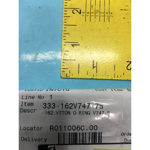 Lote de 7 Juntas Tóricas PRAXAIR 333-162V747-75 O-RING 2-162, LL - Equipo y Piezas de Semiconductores de Confianza de Global Legacy - Product Image 3