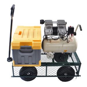 Carretilla de Jardín Verde para Transporte Fácil de Leña - Product Image 6
