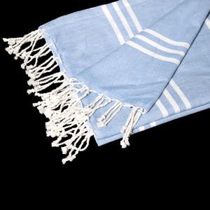 Toalla Fouta a Rayas de Algodón de Proveedor Indio, 100% OEM, Toalla Hammam Suave, Toalla Turca Multiusos - Product Image 4