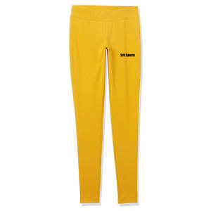 Leggings Deportivos de Cintura Media para Mujer, Tejido Transpirable y Ecológico, Impresión de Logotipo Personalizado, Cintura Elástica, Pantalones de Gimnasio - Product Image 4