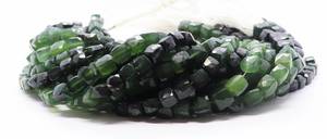 AAA Natural Serpentine Faceted Cube Beads 5-6 MM Serpentine Box Shape Beads 9 Inch 3D Cube <b>Gemstone</b> Beads For Jewelry Making - Product Image 6