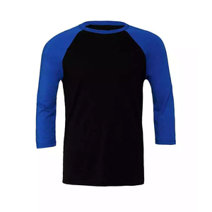 Custom Blank <b>Long</b> Sleeve Raglan <b>T</b> <b>Shirt</b> <b>for</b> <b>Men</b> Private Label Regular Fit <b>T</b> <b>Shirt</b> Casual Wear <b>T</b> <b>Shirt</b> Solid Color <b>T</b>-<b>Shirt</b> - Product Image 1