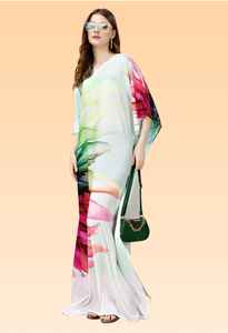 Vestido Kaftan Elegante para Mujer – Kaftan Holgado Estampado para la Colección de Verano - Product Image 2