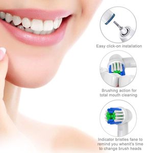 Recambios de cabezales de cepillo de dientes redondos 4D Dimensional Clean, genéricos para cepillos eléctricos Oral-B, venta al por mayor, precio de fábrica OEM - Product Image 5