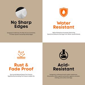 Grand porte-savon carré en verre avec support mural, accessoire de salle de bain, base en métal résistant à la rouille, plateau de rangement pour savon pour la baignoire - Product Image 5