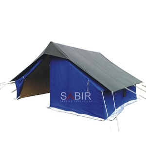 High Quality Waterproof Canvas Folding <b>Tent</b> for Picnic Ridge Style Outdoor Camping & Relief Refugee Camp <b>Tent</b> - Product Image 1