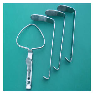 Ensemble de pinces manuelles McIvor en acier inoxydable, durables et réutilisables, instrument chirurgical certifié CE Classe I pour usage hospitalier - Product Image 2