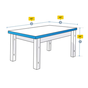 Housses de table d'appoint carrées du Vietnam, housses de table d'appoint HDT imperméables et résistantes aux UV, housses de mobilier de patio - Product Image 1