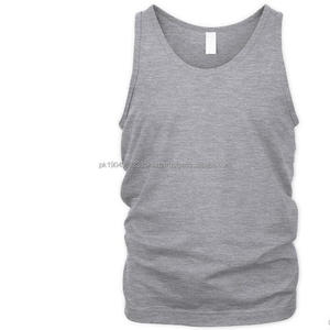 เสื้อกล้ามออกกำลังกายผู้ชาย เสื้อกล้ามผ้าฝ้ายริบบ์ เสื้อยืดแขนกุด เสื้อกล้ามผู้ชาย - Product Image 4