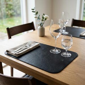 Bolsas y Estuches de Cuero Genuino, Mantel Individual Resistente al Calor y Lavable para Mesa de Comedor, para Restaurante, Cafetería, Personalizado OEM NPM-0001F - Product Image 2
