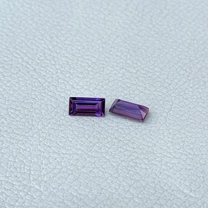 Más vendidos, 6x12mm, amatista Natural, forma de Baguette facetada, piedras preciosas sueltas, fabricación de joyas, productos exclusivos hechos a mano personalizados - Product Image 3