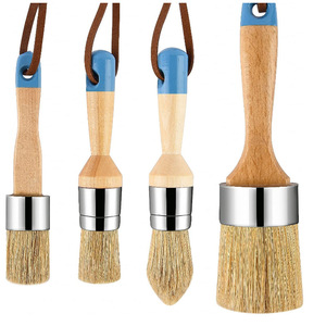 Vòng phấn và Sáp sơn bàn chải thiết lập cho đồ nội thất, tự làm sơn và tẩy lông công cụ - Product Image 1