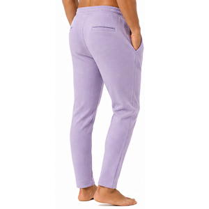 Wholesale <b>Mens</b> Waffle Knit <b>Trousers</b> Slim Fit Casual Textured Jogger Pants <b>Elastic</b> Waist Custom Lightweight Sports Bottoms <b>Mens</b> - Product Image 4