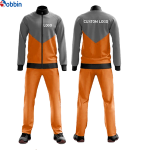 Chándal para Hombre Bobbin, Color Azul Gris, con Bloques de Color, Cierre Completo, Estilo Deportivo Informal, con Logotipo Personalizado, Atuendo de Otoño - Product Image 6