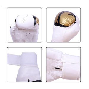 Gants de boxe professionnels pour hommes, couleur unie, logo personnalisé, gants de boxe spéciaux pour l'entraînement, gants de kick-boxing - Product Image 6