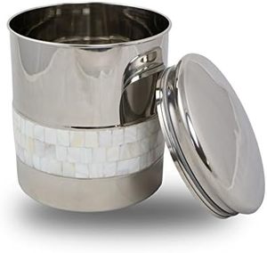 Urne funéraire en acier inoxydable pour cendres humaines, souvenir commémoratif, rangement des cendres, urne décorative - Product Image 3