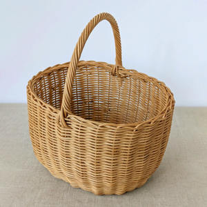 Cestas de mimbre al por mayor para guardar regalos de baby shower, cesta trenzada de gran venta. - Product Image 1