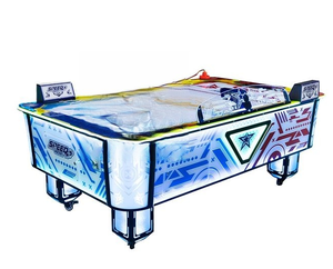 Dazzling <b>Multi</b> Puck Air Hockey Arcade <b>Game</b> Machine 2 Player Wooden Frame Coin Operated Entertainment <b>Table</b> 105W 355W HGR - Product Image 4