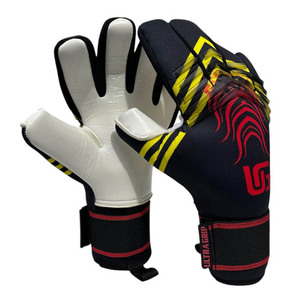 Gants de gardien de but, nouveau style, vente en gros, entraînement professionnel, respirants, antidérapants, confortables, protection des mains, rouge et blanc, personnalisables - Product Image 3