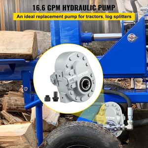 Pompa Idraulica 16.6GPM con 12 Porte di Uscita SAE per Spaccalegna, Motore Idraulico 2500PSI 540RPM, Pompa Idraulica per Spaccalegna - Product Image 2