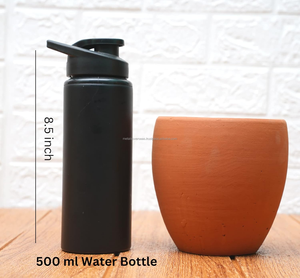 Maceta de arcilla de terracota hecha a mano para plantas de interior, maceta de arcilla natural ecológica para el hogar y el jardín - Product Image 2