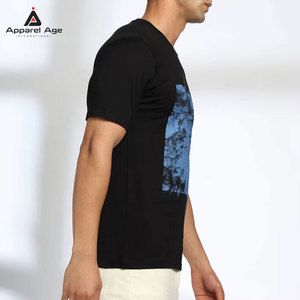 เสื้อยืดคอกลมสำหรับผู้ชายเสื้อคอตตอน100% สำหรับผู้ชายเสื้อยืดพิมพ์ลายสกรีนลายตามสั่งแบบใส่สบายระบายอากาศ - Product Image 3