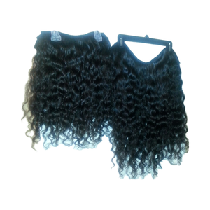 Extensiones de cabello humano natural virgen de templo indio sin procesar 100% de la India - Product Image 1