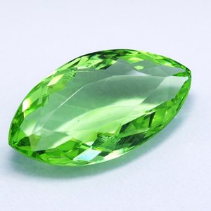 Pierre précieuse grenat vert taille marquise, pierre brute certifiée, cristal naturel pour la fabrication de bijoux - Product Image 4