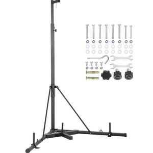 Heavy-Duty Steel Punching Bag <b>Stand</b> with Adjustable Height <b>Weighted</b> Base Workout Training Equipment for Boxing Premium Quality - Product Image 1