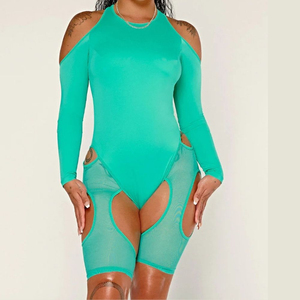 Body de entrenamiento para mujer de alta calidad, transpirable, elástico, ajustado, para pole dance, mono duradero y cómodo para pole dance - Product Image 6