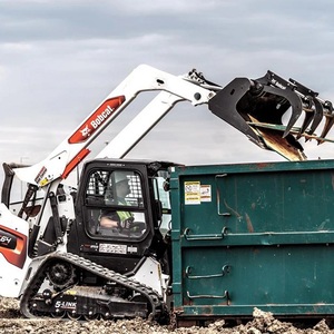 Bobcat T64 Skid Steer <b>Loader</b> Front <b>Loader</b> <b>Tractor</b> <b>Loader</b> Crawler-type with Attachment Rated Load Doosan Diesel Engine - Product Image 6