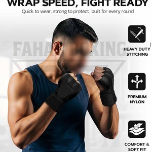 Guantes de MMA Reutilizables Personalizados OEM ODM, Vendas Rápidas para Boxeo, Transpirables, Absorbentes de Sudor, Cierre de Calidad Premium, Duraderos y Económicos - Product Image 3