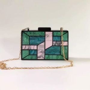 Irregular Shape Epoxy Resin Clutch Artistic Fashion Design Handmade <b>Craft</b> Decorative Bag - Product Image 5