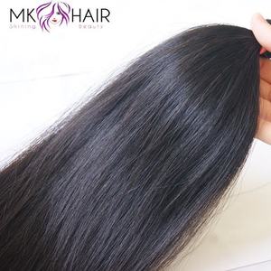 Cheveux humains vierges super double tirés vietnamiens et cambodgiens, de haute qualité, non traités, en vrac, noir naturel, ondulés, blanchis, Volos - Product Image 1