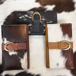 New Real Handmade Hair on Hide <b>Wallets</b> for Women Slim <b>Wallet</b> Bifold Leather Snap Fur Clutch Purse Real Cow Hide Fur Purse <b>Wallet</b> - Product Image 4