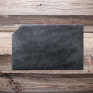 Custom Stamped Real Leather Placemat Heat Proof Waterproof Genuine Leather Dining Table <b>Mat</b> Coaster Set LPM-0146 - Product Image 6