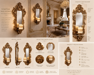 Classic Contemporary Brass <b>Wall</b> <b>Sconce</b> Ornate Luxury <b>Wall</b> <b>Lighting</b> Decorative Lamp for Hallway - Product Image 3